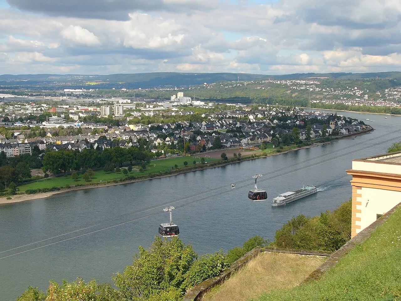 Blick auf Koblenz